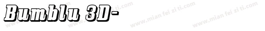 Bumblu 3D字体转换